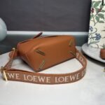 Loewe Small Puzzle Bag Satin Calfskin Oak 24cm A510S21XA9 3980 - Image 4
