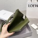 Loewe Medium Puzzle Fold Tote Dark Khaki Green 25cm A657G50X01 3969 - Image 4