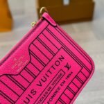 Louis Vuitton Neverfull Bandoulière Inside Out Rose Pondichery 20cm M12106 - Image 4