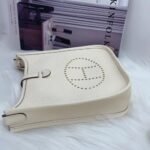 Hermes Evelyne Amazone Bag White 17cm - Image 4