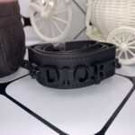 Dior Small Lady Dior My Abcdior Bag Ultramatte Black 20cm M0538SLOI M989 - Image 4