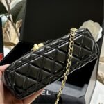 Chanel Kelly Bag Shiny Black 22cm AS4416 B14296 94305 - Image 4