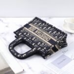 Dior Mini Book Tote Blue 22cm S5475ZRIW M928 - Image 4