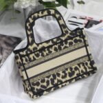 Dior Mini Book Tote Beige Multicolor Mizza Embroidery 23cm S5475ZRHM M918 - Image 4