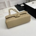 Chanel Classic Double Flap Bag Beige 25cm - Image 7