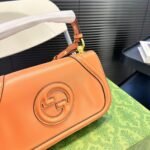 Gucci Blondie Medium Top Handle Bag Brown 26cm 815714 AAEC2 2718 - Image 5