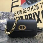 Dior 30 Montaigne Avenue Bag Black 22cm M9260UMOA M900 - Image 5