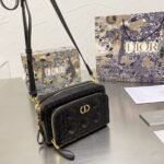 Dior Caro Double Pouch Black 19cm - Image 5