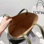 Loewe Medium Puzzle Fold Tote Dark Khaki Green 25cm A657G50X01 3969 - Image 5