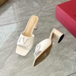 Valentino Vlogo Signature Slide Sandal White - Image 6