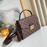 Louis Vuitton Croisette Damier Ebene Brown 25cm N53000 - Image 4