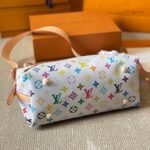 Louis Vuiton X TM Carryall PM Bag Multicolor White 30cm M13661 - Image 4