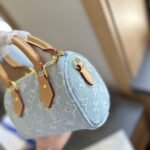 Louis Vuitton Nano Speedy Bag Denim Sky Blue 16cm M11212 - Image 5