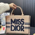Dior Book Tote Beige and Black 36cm M1296ZEZD M918 - Image 5
