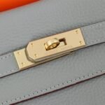 Hermes Kelly 25 Togo Handbag Gris Mouette 25cm - Image 5