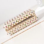 Chanel Evening Bag Glass Pearls In Transparent And Multicolor 17cm - Image 3