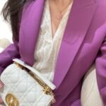 Dior Mini Jolie Top Handle Bag Latte 19cm M9272UBHI M030 - Image 4