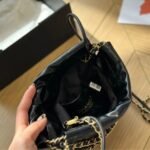 Chanel 22 Mini Bag Shiny Leather Black 20cm AS3980 B08037 94305 - Image 5