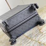 Louis Vuitton Horizon Rolling Trunk Suitcase Monogram Eclipse Coated Canvas Black 55cm - Image 4