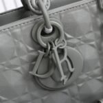 Dior Medium D Joy Bag Diamond Motif Grey 26cm M0540INEA M41G - Image 5