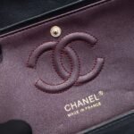 Chanel Classic Double Flap Bag Black Leather 30cm - Image 7