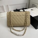 Chanel Classic Double Flap Bag Beige 25cm - Image 8