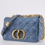 Dior Small Dior Caro Bag Blue 20cm - Image 6