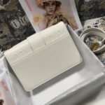 Dior 30 Montaigne Bag Box Calfskin White 24cm M9203UMOS M941 - Image 4