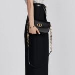 Dior 30 Montaigne Avenue Bag Black 22cm M9260UMOA M900 - Image 6