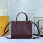 Louis Vuitton Onthego Monogram Empreinte Burgundy 35cm - Image 2