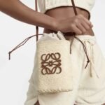 Loewe Anagram Pocket Crossbody Bag Natural And Tan 16cm C630G35X05 2435 - Image 6