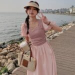 LOEWE Small Square Basket Bag Natural And Tan 27cm - Image 6