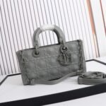 Dior Medium D Joy Bag Diamond Motif Grey 26cm M0540INEA M41G - Image 6