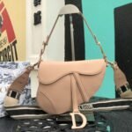 Dior Mini Saddle Bag Ultramatte Pink 25cm - Image 6