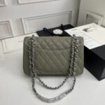 Chanel Classic Double Flap Bag Moss Green 25cm - Image 6