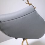 Dior Saddle Bag Grained Calfskin Cloud Gray 25cm M0455CBAA M51G - Image 6