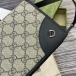 Gucci GG Emblem Super Mini Shoulder Bag Black 20cm 820688 FAD6L 9741 - Image 3