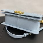 Chanel Medium Boy Bag Light Blue 25cm - Image 7