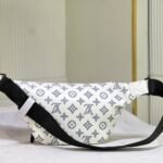 Louis Vuitton Rush Bumbag White And Navy Blue 30cm M25227 - Image 4
