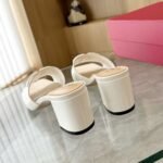 Valentino Vlogo Signature Slide Sandal White - Image 5