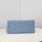 Chanel Large Deauville Tote Bag Bicolor Blue 40cm - Image 7