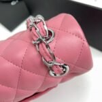 Chanel Classic Double Flap Bag Pink 25cm A58600 Y04059 NW780 - Image 7