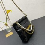 Chanel 22 Mini Handbag Pearl Black 25cm AS3980 B10672 943094305 - Image 7