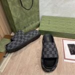 Gucci Women’s Platform Slide Sandal Black - Image 4