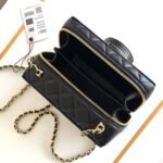 Chanel Camera Bag Leather Black 18cm AS4817 B16255 94305 - Image 7