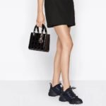 Dior Small Lady Dior Bag Black Shiny Black 20cm M0531OWCB M900 - Image 7