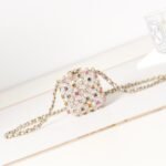 Chanel Micro Mini CC Evening Bag Crystal Strass In Rainbow 8cm - Image 4