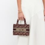 Dior Mini Book Tote Burgundy 22cm S5475ZRIW M17E - Image 7