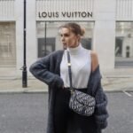 Dior Bobby Medium Bag Blue Oblique Jacquard 22cm M9319UTZQ M928 - Image 7