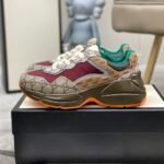 Gucci Women’s Gg Rhyton Sneaker Brown ‎619891 99WG0 6060 - Image 5